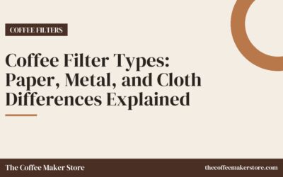 Coffee Filter Types: Paper, Metal, and Cloth Differences Explained