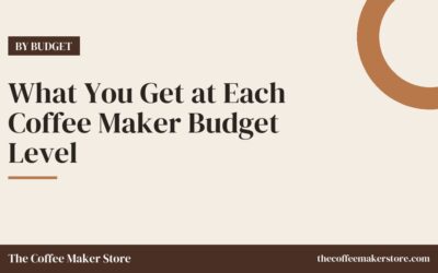 What You Get at Each Coffee Maker Budget Level