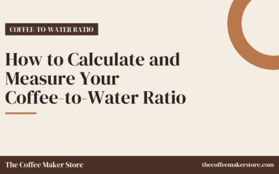 How to Calculate and Measure Your Coffee-to-Water Ratio